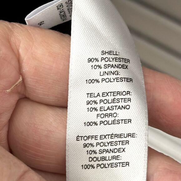 Chico's Pencil Skirt Size 0 Size 4 Cutwork Black & Nude - Picture 15 of 16